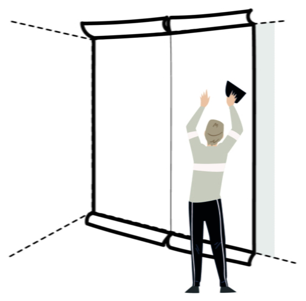 Simpele instructies hoe behangen stap 4