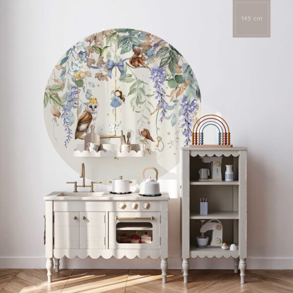 Fairytale droomvlucht sprookjes muursticker kinderkamer 145cm